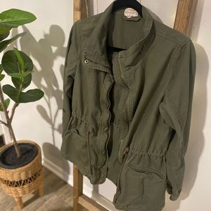 Military green jacket by Bajee Collection by Be Cool